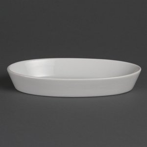 Olympia Whiteware Oval Sole Dishes 195x 110mm (Pack of 6) Olympia Whiteware Oval Sole Dishes 195x 110mm (Pack of 6)