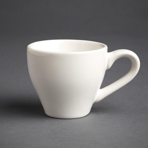 Olympia White Espresso Cup 100 ml, Cafe (Pack of 12) Olympia White Espresso Cup 100 ml, Cafe (Pack of 12)