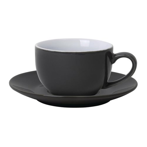 Olympia Black Coffee Cup 230 ml, Cafe (Pack of 12) Olympia Black Coffee Cup 230 ml, Cafe (Pack of 12)