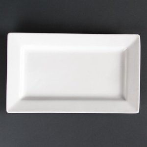 Lumina Fine China Talerz płytki, 255x150 mm, prostokątny, (4 szt.) Lumina Fine China Talerz płytki, 255x150 mm, prostokątny, (4 szt.)