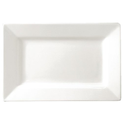 Lumina Fine China Shallow Plate 255x150 mm, Rectangular, (Pack of 4)