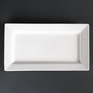 Lumina Fine China Shallow Plate 310x170 mm, Rectangular, (Pack of 2) Lumina Fine China Shallow Plate 310x170 mm, Rectangular, (Pack of 2)
