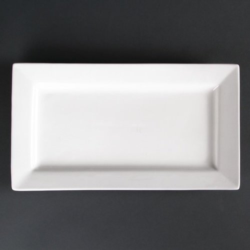 Lumina Fine China Shallow Plate 310x170 mm, Rectangular, (Pack of 2) Lumina Fine China Shallow Plate 310x170 mm, Rectangular, (Pack of 2)