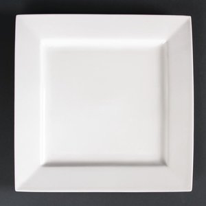 Lumina Fine China Shallow Plate 265 mm, Square, (Pack of 4) Lumina Fine China Shallow Plate 265 mm, Square, (Pack of 4)