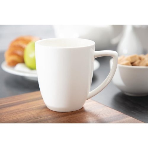 Lumina Fine China Latte Mugs 350ml 12oz (Pack of 6)