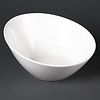 Lumina Fine China Oval Sloping Bowls 202mm (Pack of 6)