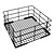 Vogue Black Dishwasher Glassware Basket 400 x 400 x 180 mm