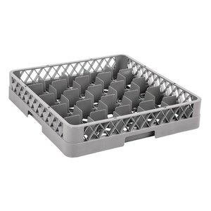 Vogue Gray Dishwasher Glasses Basket 25 compartments / 500 x 500 x 100 mm