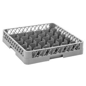 Vogue Gray Dishwasher Glasses Basket 36 compartments / 500 x 500 x 100 mm Vogue Gray Dishwasher Glasses Basket 36 compartments / 500 x 500 x 100 mm