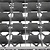 Vogue Gray Dishwasher Glasses Basket 36 compartments / 500 x 500 x 100 mm