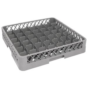 Vogue Gray Dishwasher Glasses Basket 49 compartments / 500 x 500 x 100 mm Vogue Gray Dishwasher Glasses Basket 49 compartments / 500 x 500 x 100 mm