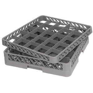 Vogue Gray Dishwasher Glass Rack Extender 25 compartments / 500 x 500 x 45 mm