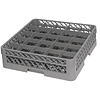 Vogue Nadstawa do kosza na szkło 25 przegród / 500 x 500 x 45 mm, szara