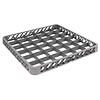 Vogue Gray Dishwasher Glass Rack Extender 36 compartments / 500 x 500 x 45 mm