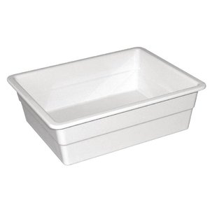 Kristallon Melamine Gastronorm Pan 1/2 100 mm, White Kristallon Melamine Gastronorm Pan 1/2 100 mm, White