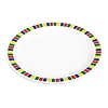 Kristallon Shallow Melamine Plate, Ø160 mm, FairgRound (Pack of 12) Kristallon Shallow Melamine Plate, Ø160 mm, FairgRound (Pack of 12)