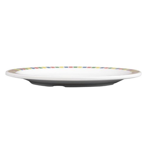 Kristallon Shallow Melamine Plate, Ø160 mm, FairgRound (Pack of 12) Kristallon Shallow Melamine Plate, Ø160 mm, FairgRound (Pack of 12)