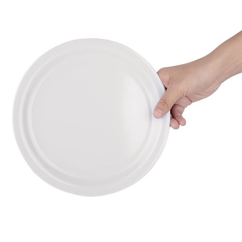 Kristallon Shallow Melamine Plate, Ø229 mm, Melamine (Pack of 12) Kristallon Shallow Melamine Plate, Ø229 mm, Melamine (Pack of 12)
