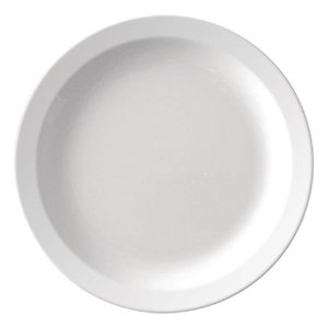 Kristallon Shallow Melamine Plate, Ø267 mm, Melamine (Pack of 12) Kristallon Shallow Melamine Plate, Ø267 mm, Melamine (Pack of 12)
