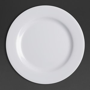 Kristallon Shallow Melamine Plate, Ø250 mm, Melamine (Pack of 6) Kristallon Shallow Melamine Plate, Ø250 mm, Melamine (Pack of 6)