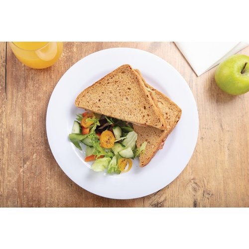 Kristallon Shallow Melamine Plate, Ø250 mm, Melamine (Pack of 6) Kristallon Shallow Melamine Plate, Ø250 mm, Melamine (Pack of 6)