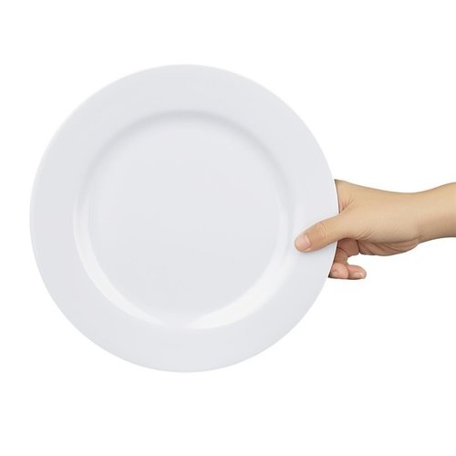 Kristallon Shallow Melamine Plate, Ø250 mm, Melamine (Pack of 6) Kristallon Shallow Melamine Plate, Ø250 mm, Melamine (Pack of 6)