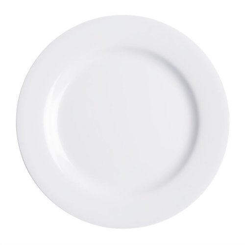 Kristallon Shallow Melamine Plate, Ø250 mm, Melamine (Pack of 6) Kristallon Shallow Melamine Plate, Ø250 mm, Melamine (Pack of 6)