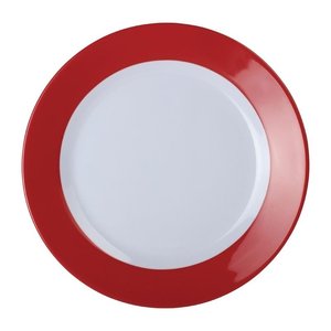 Kristallon Shallow Melamine Plate, Ø260 mm, Gala (Pack of 6) Kristallon Shallow Melamine Plate, Ø260 mm, Gala (Pack of 6)