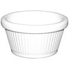 Kristallon Melamine Fluted Ramekins White 70mm (Pack of 12) Kristallon Melamine Fluted Ramekins White 70mm (Pack of 12)