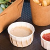 Fiesta Disposable Paper Sauce Pots Large 112ml / 4oz (Pack of 250)