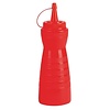 Vogue Red Squeeze Sauce Bottle 0,34 L