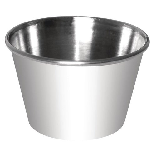 Olympia Stainless Steel 115ml Sauce Cups (Pack of 12) Olympia Stainless Steel 115ml Sauce Cups (Pack of 12)