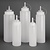 Vogue Clear Squeeze Sauce Bottle 0,99 L