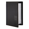 Securit Contemporary Menu Cover Black A5