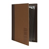 Securit Contemporary Menu Cover Tan A4