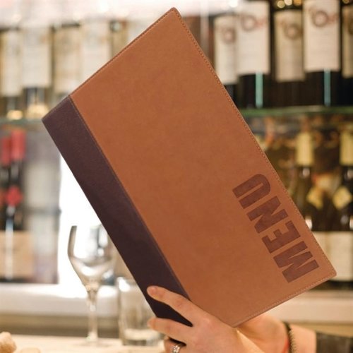 Securit Karta menu | jasnobrązowa | A4 Securit Karta menu | jasnobrązowa | A4