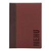 Securit Contemporary Menu Cover Bordeaux A4