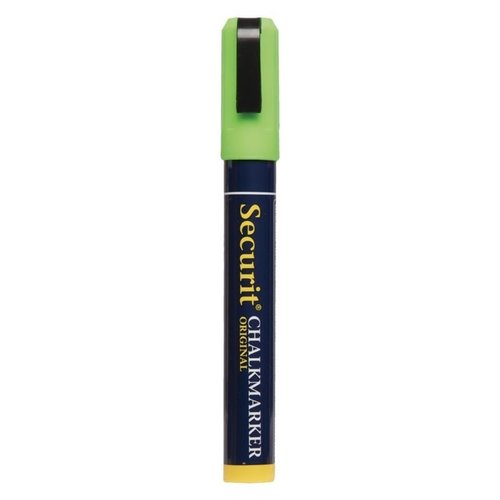 Securit 6mm Liquid Chalk Pen Green Securit 6mm Liquid Chalk Pen Green