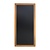 Securit Slim Wall Mounted Blackboard 1200 x 560mm Teak