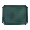 Kristallon Fast Food Polypropylene Rectangular Serving Tray 345 x 265 mm Green Kristallon Fast Food Polypropylene Rectangular Serving Tray 345 x 265 mm Green