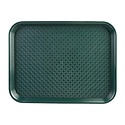 Kristallon Fast Food Polypropylene Rectangular Serving Tray 345 x 265 mm Green
