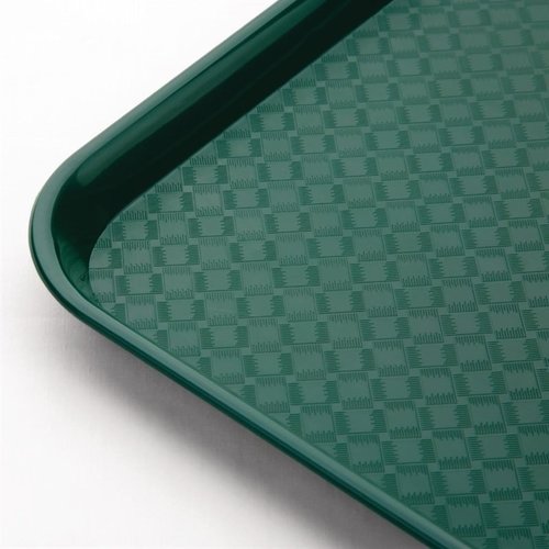Kristallon Fast Food Polypropylene Rectangular Serving Tray 345 x 265 mm Green Kristallon Fast Food Polypropylene Rectangular Serving Tray 345 x 265 mm Green