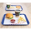 Kristallon Fast Food Polypropylene Rectangular Serving Tray 345 x 265 mm Blue