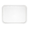 Kristallon Fast Food Polypropylene Rectangular Serving Tray 345 x 265 mm White Kristallon Fast Food Polypropylene Rectangular Serving Tray 345 x 265 mm White