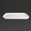 Kristallon Fast Food Polypropylene Rectangular Serving Tray 345 x 265 mm White Kristallon Fast Food Polypropylene Rectangular Serving Tray 345 x 265 mm White