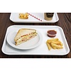 Kristallon Fast Food Polypropylene Rectangular Serving Tray 345 x 265 mm White Kristallon Fast Food Polypropylene Rectangular Serving Tray 345 x 265 mm White