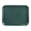 Kristallon Fast Food Polypropylene Rectangular Serving Tray 415 x 305 mm Green
