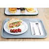 Kristallon Fast Food Polypropylene Rectangular Serving Tray 415 x 305 mm Grey Kristallon Fast Food Polypropylene Rectangular Serving Tray 415 x 305 mm Grey