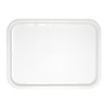 Kristallon Fast Food Polypropylene Rectangular Serving Tray 415 x 305 mm White
