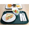 Kristallon Fast Food Polypropylene Rectangular Serving Tray 450 x 350 mm Green Kristallon Fast Food Polypropylene Rectangular Serving Tray 450 x 350 mm Green